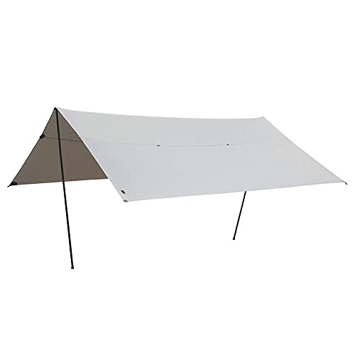 TATONKA(タトンカ) TARP タープ 1 TC サンドベージュ ガイロープ4本 収納袋付き
