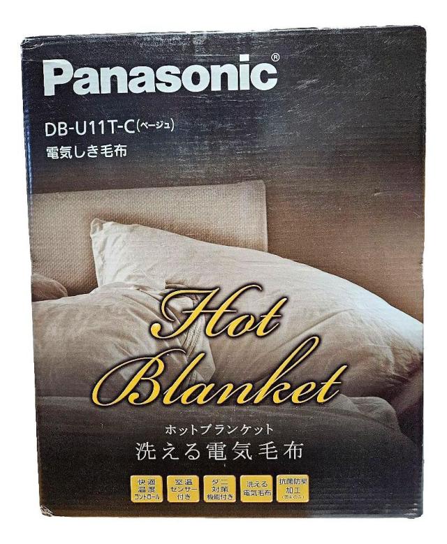 Panasonic DB-U11T-C 電気毛布 パナソニック 電気しき毛布 140×80cm SEK抗菌防臭加工 ベージュ
