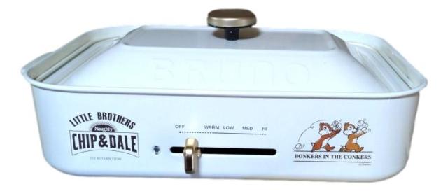 BRUNO ブルーノ ホットプレート BRUNO BOE021-WH ホワイト チップ＆デール