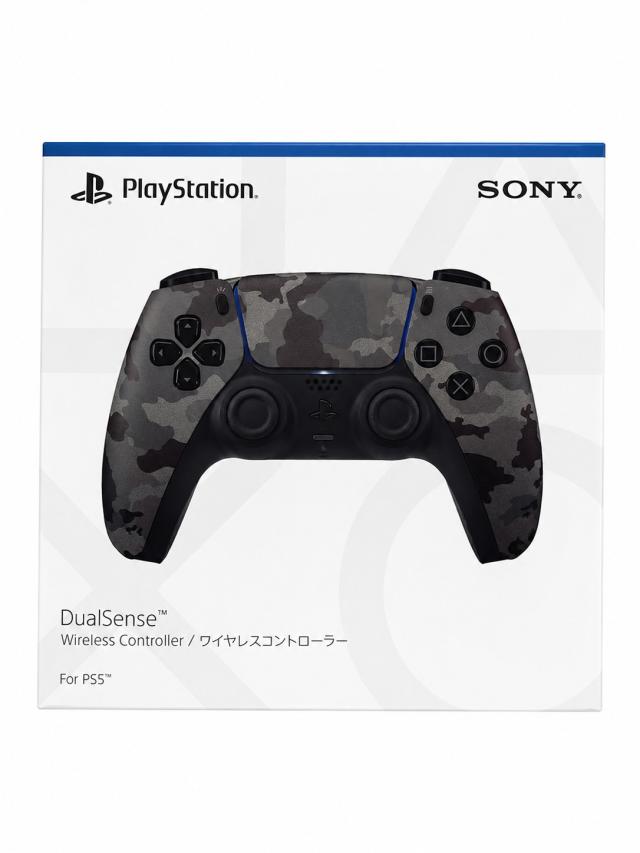 DualSense ワイヤレスコントローラー グレー カモフラージュ