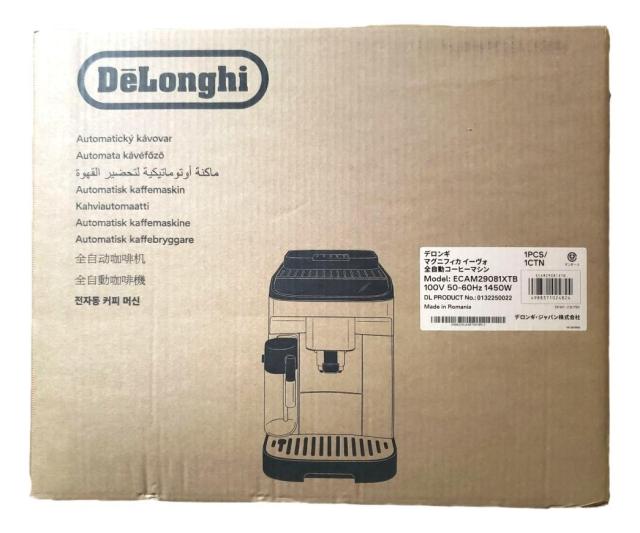 デロンギ マグニフィカ イーヴォ 全自動コーヒーマシン ECAM29081XTB delonghi 公式 コーヒーメーカー エスプレッソマシン ミル付き 全自動
