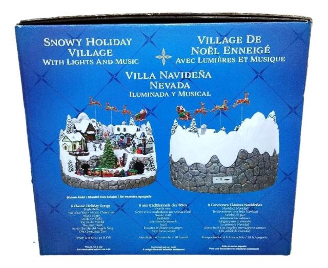 SNOWY HOLIDAY VILLAGE 街 クリスマス サンタ トナカイ クリスマスオブジェクト インテリア_1