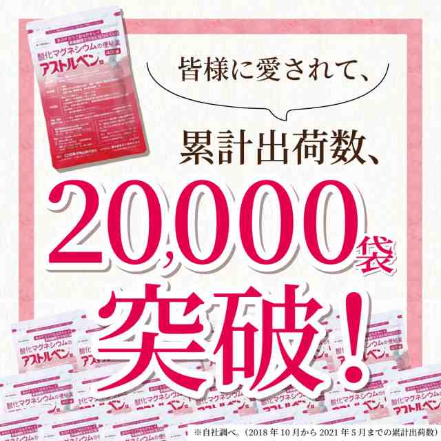 初回限定価格】送料無料☆酸化マグネシウムの便秘薬 アストルベン錠400