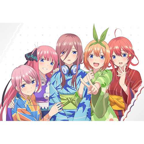 新品】五等分の花嫁 まくらカバー 浴衣 中野 一花 中野 二乃 中野 三玖