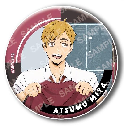 ハイキュー!! 缶バッジコレクション U91 22I 036 宮侑 フルカラーの