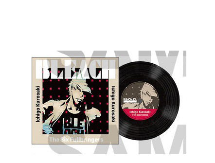 BLEACH原画展 BLEACH EX オリジナルレコードコースターコレクション 黒崎一護 背景ブラック レッド｜au PAY マーケット