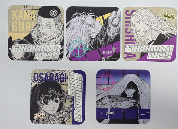 SAKAMOTO DAYS アートコースターⓇ 第1弾 全種セット サカモトデイズ