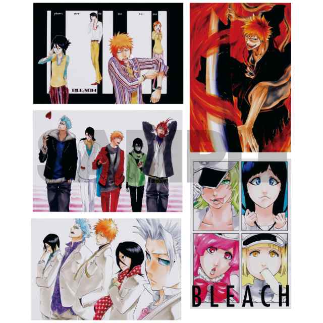 新品】BLEACH原画展 BLEACH ポストカード5枚セット No.2 BLEACH EX.の