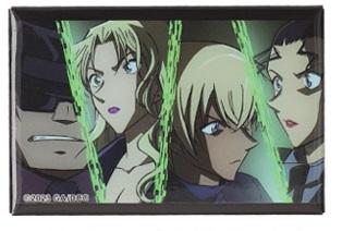名探偵コナン　安室透 ベルモット バーボン 缶バッジ 名探偵コナン 劇場版26弾 場面写トレーディングスクエア缶バッジ