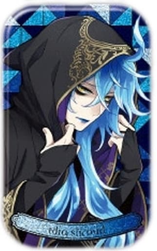 ツイステッドワンダーランド ラメキラスクエア缶バッジ イデア・シュラウド ディズニー ツイステッドワンダーランド ラメキラ スクエアカンバッジB