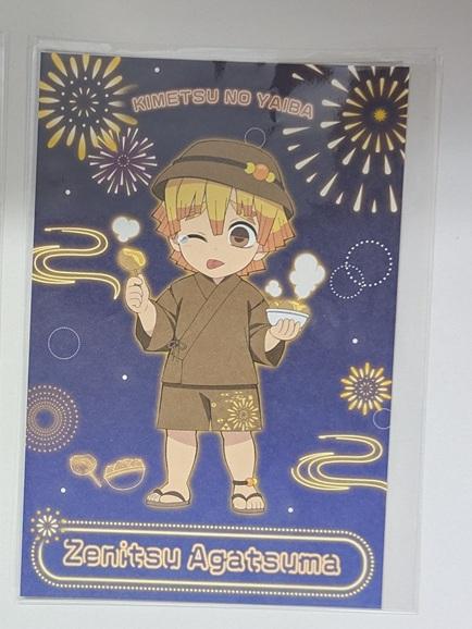 鬼滅の刃 ポストカード 花火大会 前期 我妻善逸 ufotable cafe