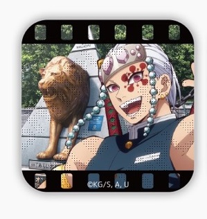 鬼滅の刃 ufotabledining HIROMA開店記念グッズ 缶バッジ 鬼滅の刃×ufotable DINING -HIROMA- 開店記念グッズ ランダムスクエア