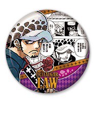 ワンピース ONE PIECE コレクション缶バッジ HEROES トラファルガー