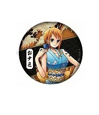 新品】ワンピース ONE PIECE 麦わらストア限定 ワノ国 缶バッジ ナミ