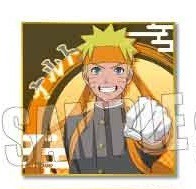 NARUTO ナルト 疾風伝 ミニ色紙コレクション 応援団ver. うずまき