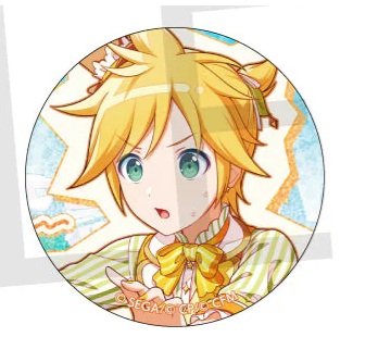 プロセカ　鏡音レン　41C グリッター缶バッジ グリッター缶バッジ イベントイラストコレクション vol.41 C