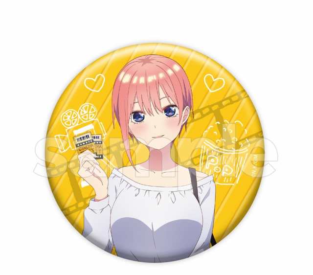 DMMスクラッチ 五等分の花嫁 中野一花 缶バッジ - アニメグッズ