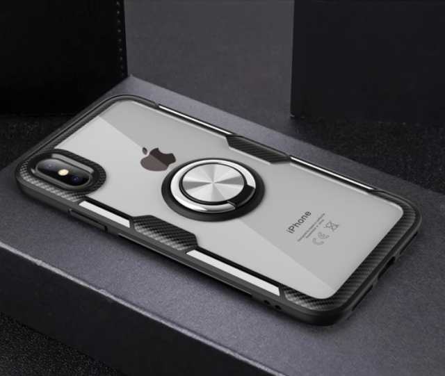iPhoneXR ケース　ブラック　black 箱