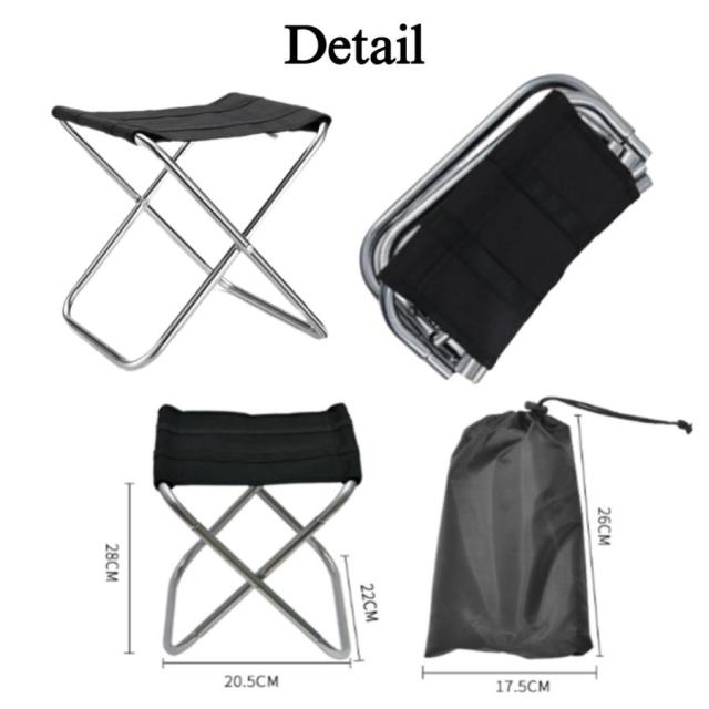 折りたたみ式アウトドアチェア 黒　アウトドア　キャンプ　BBQ 釣り 折りたたみイス 軽量 コンパクト アウトドア キャンプ 釣り 持ち運び