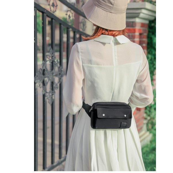 ウエストポーチ レディース 小さめ おしゃれ 斜め掛け 仕事 安い 防水 黒 ブラック ウエストバッグ 送料無料の通販はau Pay マーケット セレクトショップ Trusceed