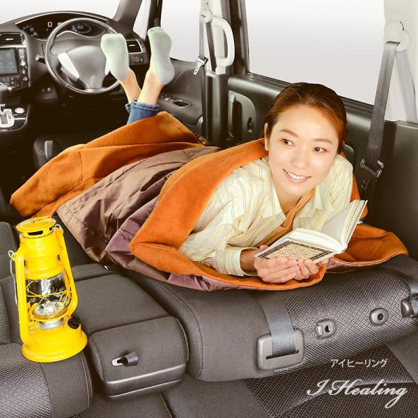 モアホット more hot 暖暖あったか4WAYシュラフ ブラウン 寝袋 掛け布団 着る腕出し毛布 クッション 保温 蓄熱 反射アルミシート入 冬 1人用 防寒 ポリエステル_11