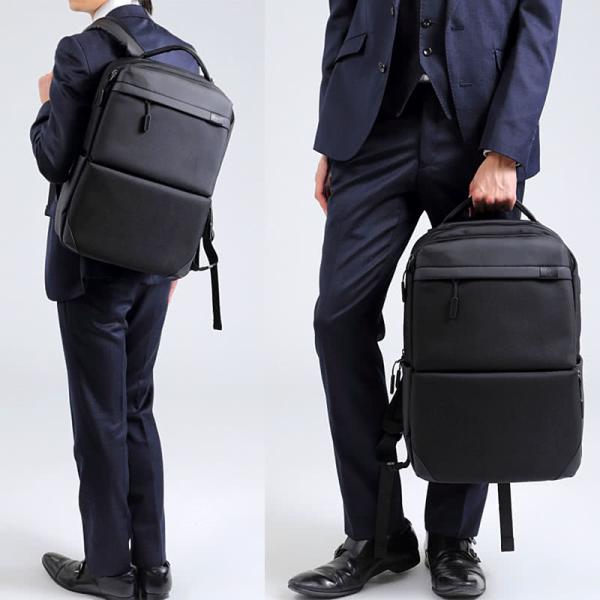 ATLA 無重力リュック メンズ ビジネス ブラック 肩が楽 AGS荷物