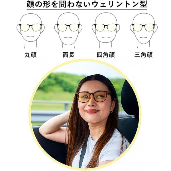 東海光学 ナイトグラス LED スマート ブラウンデミ 夜間 運転用 サングラス おしゃれ レディース メンズ 兼用 夜用 メガネ 眩しさ対策 日本製