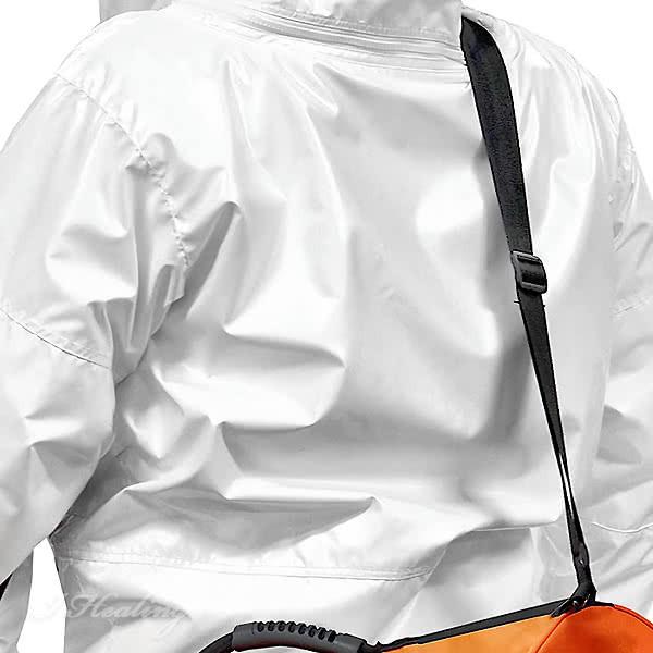 蜂防護服ラプター収納ボストンバッグ V-1700 業務用 ハードコート仕様 大容量82L スプレー缶ポケット付 スズメバチ対策 蜂の巣駆除 ディックコーポレーション_12