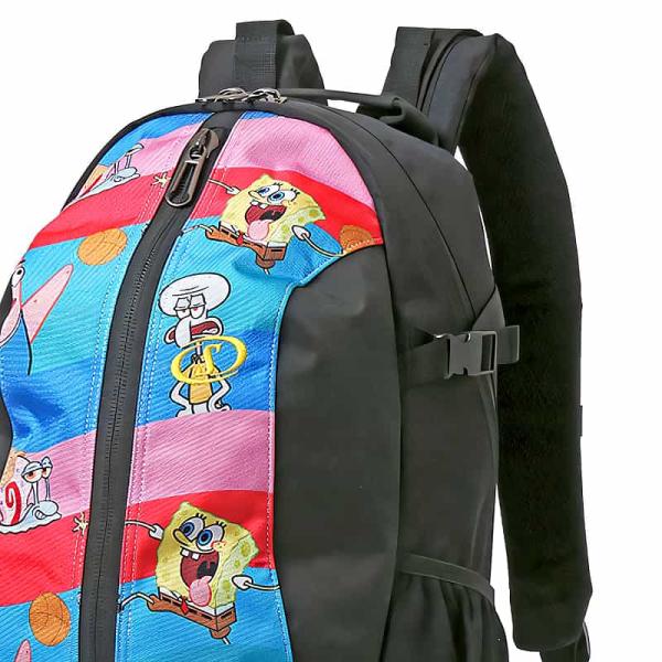 スポンジボブ ケイジャー ウエーブ ピンクカラフル バスケットボール バッグ リュック 40-007SBW バスケ バックパック 32L スポルディング CAGER 23AW 正規品 スポンジボブ ケイジャー ウエーブ ピンクカラフル バスケットボール バッグ リュック 40-007SBW バスケ バックパック 32L スポルディング CAGER 23AW 正規品