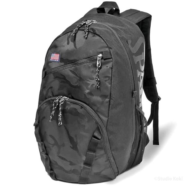 ハーフデイ2 スレートカモ 50-028SC バスケットボール バッグ バスケ リュック バックパック 35L 自立性アップ芯材底 HALF DAY2 スポルディング SPALDING 26SS 部活 練習 鞄 遠征 通学 正規品