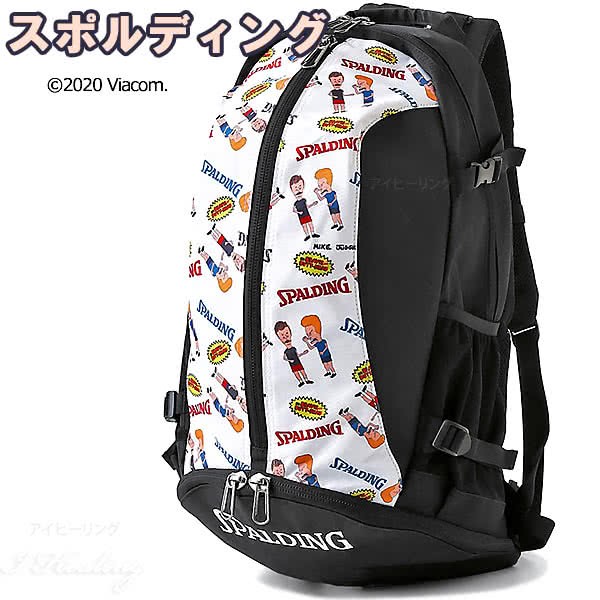 スポルディング バスケ バッグ ケイジャー ビーバス アンド バットヘッド 40-007BE バスケットボール リュック バックパック 32L SPALDING CAGER