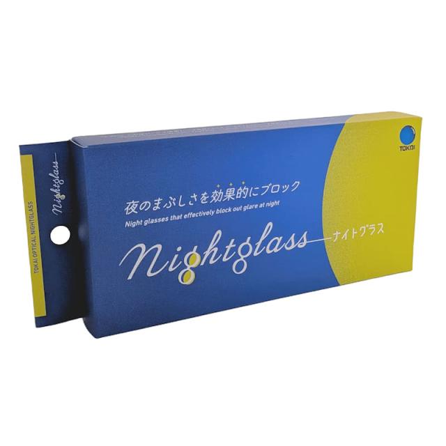 東海光学 ナイトグラス LED スマート ブラウンデミ 夜間 運転用 サングラス おしゃれ レディース メンズ 兼用 夜用 メガネ 眩しさ対策 日本製