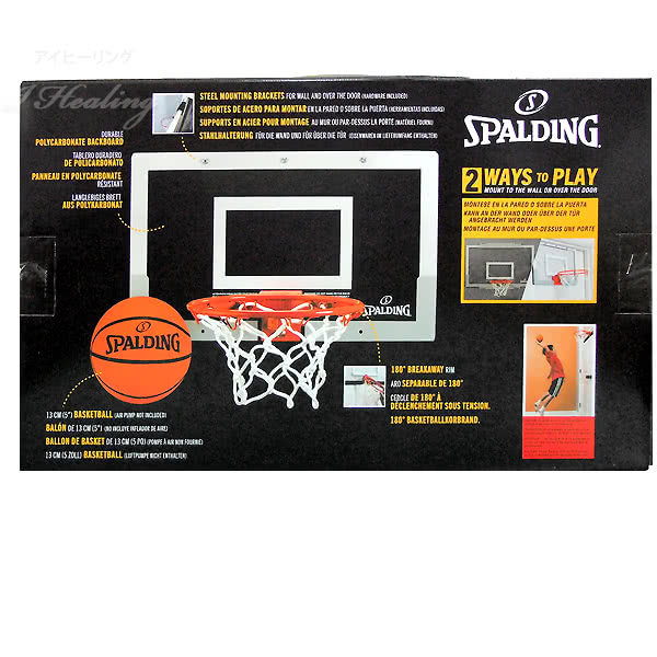 SPALDING ミニバスケットゴール スプリング式 スポルディング(SPALDING) バスケットゴール 室内 マイクロミニ