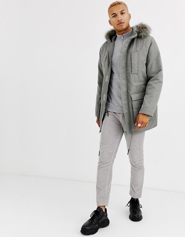 asos parka jacket