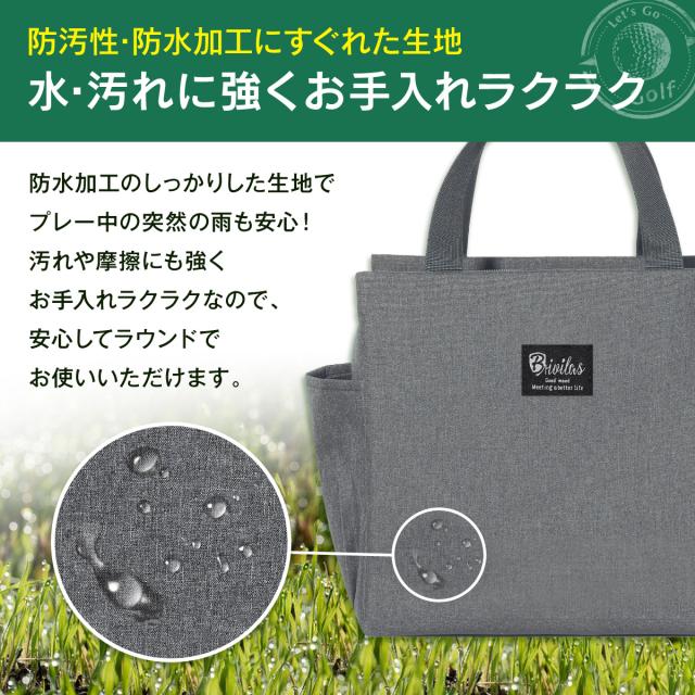 golfickers GOLF ラウンドトート　ミニトート　カートバッグ ゴルフ カートバッグ ラウンドバッグ シューズケース メンズ