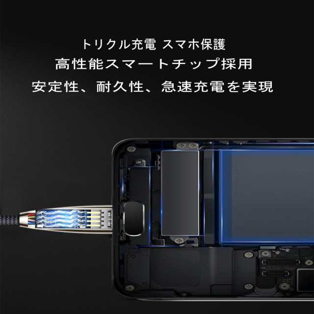 ライトニングケーブル 安い 急速充電 3a Iphone Android Type C ライトニング 充電ケーブル 充電器 Lightning コード 断線防止 強化ナの通販はau Pay マーケット Ravi