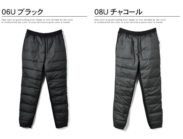ワックゴルフ ダウンパンツブラック ダウンパンツ レディース ゴルフパンツ ダウン80% 暖裏起毛 裏
