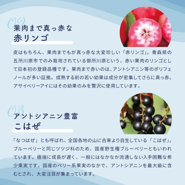 アサイベリーアイ 60粒 3袋セット アイケア 目 サプリ サプリメント ビタミンA DHA EPA はつらつ堂 ルテイン アサイー アントシアニン スーパーフード ポリフェノール 必須アミノ酸 鉄 ミネラル 食物繊維 栄養補助食品 栄養機能食品 健康食品 眼精疲労 ドライアイ_6