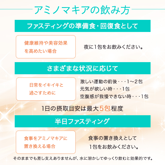 アミノマキア 30包入 Amino Makia ファスティングチャージ サプリメント 必須アミノ酸 BCAA アルギニン オルニチン フィッシュコラーゲン 亜鉛 ビタミンB 粉末タイプ 国産 日本製 ファスティング ダイエット 栄養機能食品 サプリ 健康 美容_3