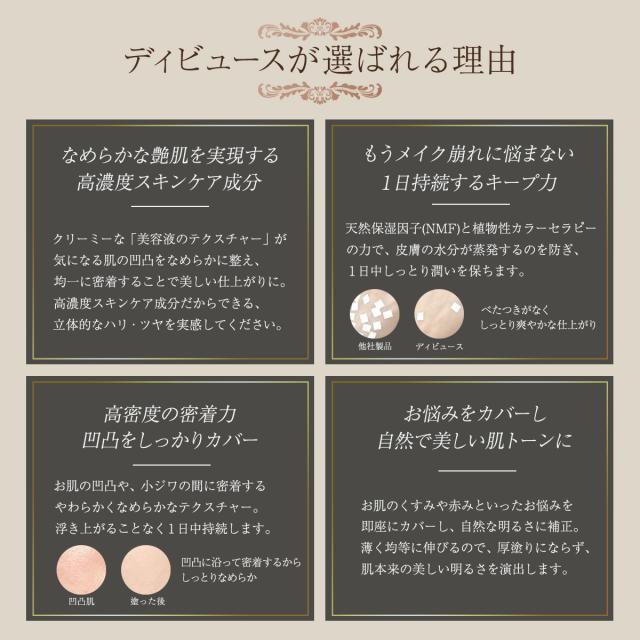 ディビュース クッションファンデーション 正規品 DEBEAUS 韓国コスメ