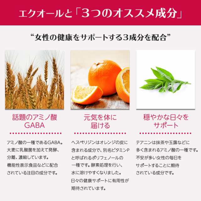 小林製薬 エクオール 30粒×2袋セット 命の母 発酵大豆イソフラボン