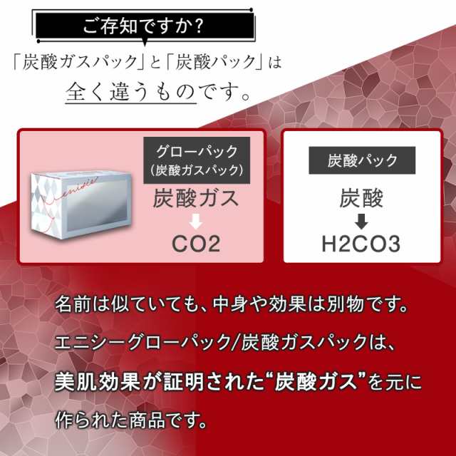 エニシーグローパック 正規品 1回分 お試し用 エニシー 炭酸ガスパック ...