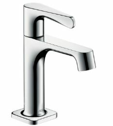 ハンスグローエ【34130000】アクサーチッテリオM トイレ手洗器用単水栓 (ポップアップ引棒無)〔EI〕
