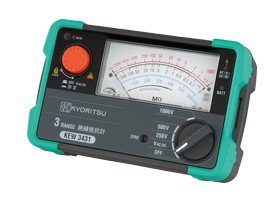 Я共立電気計器/KYORITSU【3431】アナログ3レンジ絶縁抵抗計の通販は