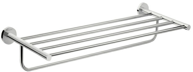 ハンスグローエ【41720000】ロギスユニバーサル タオルラック/タオルホルダー 600mm〔EI〕の通販は 9,266円