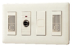 βアイホン【NB-NJ】壁埋込型子機 メタルコンセント付 呼出確認表示灯付