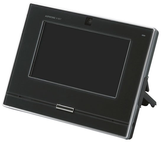 βアイホン【IX-MV7-B】7型モニター付インターホン端末 電話機なし 黒 IPネットワーク対応インターホンIXシステム