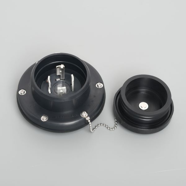 Яアメリカン電機 【4665RW】黒色 防水形フランジインレット 引掛形 60A 接地形3P 600V