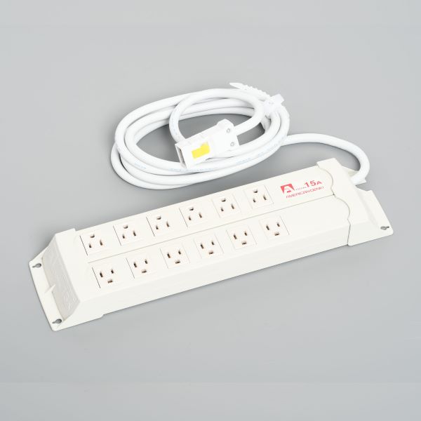 Яアメリカン電機 【KC1236H】白色 パラタップ 平刃形12ヶ口 コード3m ハーネスプラグ 125V