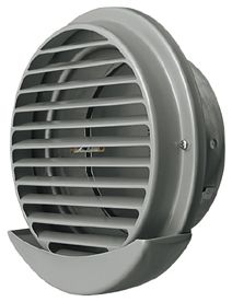 メルコエアテック 換気扇部材【AT-125BGSWD4】ベントキャップ(ドレン皿外付けタイプ) 外壁用(ステンレス製) 適用パイプφ125 横ギャラリ 防火ダンパー付 〔HF〕の通販は 5,610円